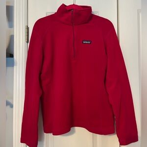 Patagonia Women’s pink fleece 1/4 zip - size medium